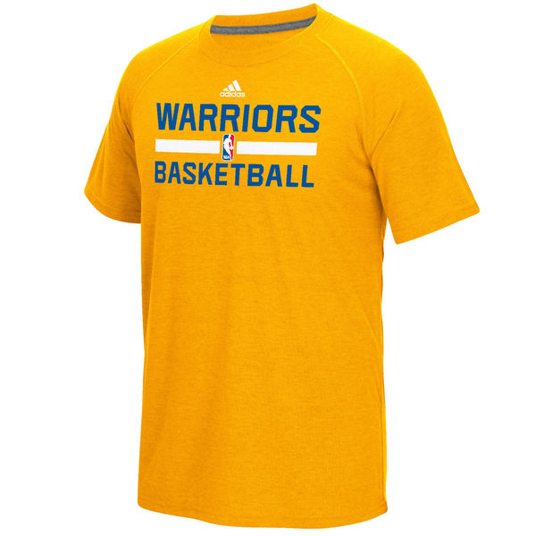 NBA Men Golden State Warriors adidas OnCourt Climalite Ultimate TShirt Gold->->Sports Accessory